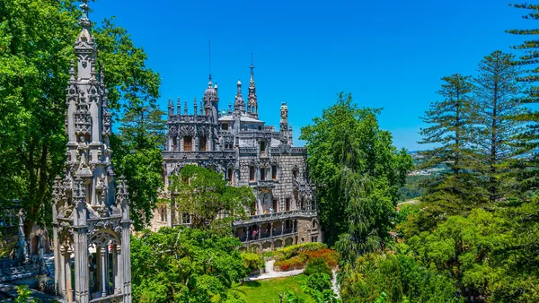 Imagen panorámica de la Quinta da Regaleria, Sintra, Portugal