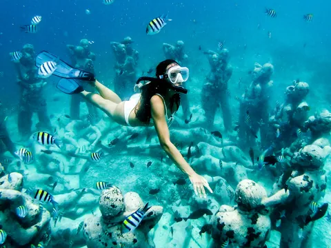 excursión isla Contoy isla Mujeres desde Cancun Playa Carmen barco Buceo Snorkek