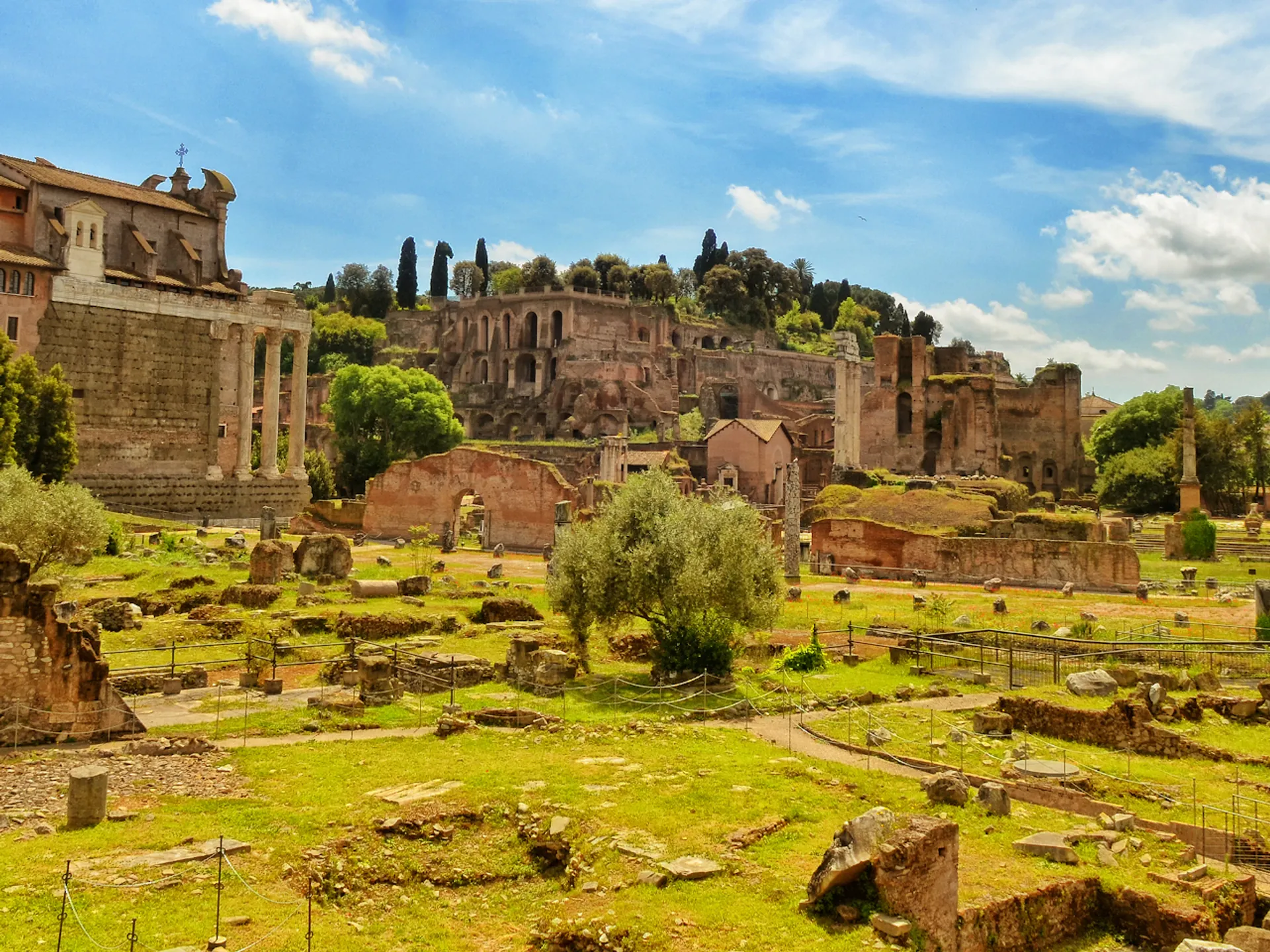 Vista del Monte Palatino - Monte Palatino - Qué ver en Roma - Guía de Viajes Roma - Buendía Tours