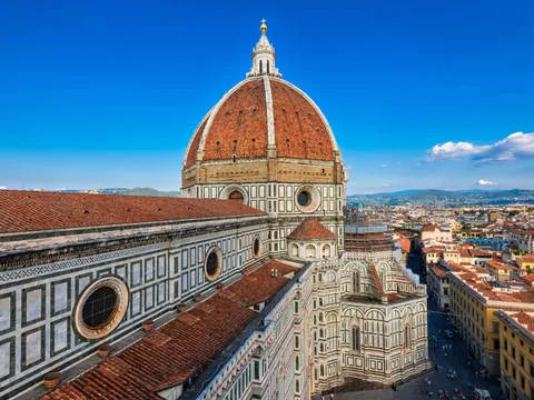 Exterior de la Catedral Santa Maria del Fiore en Florencia.