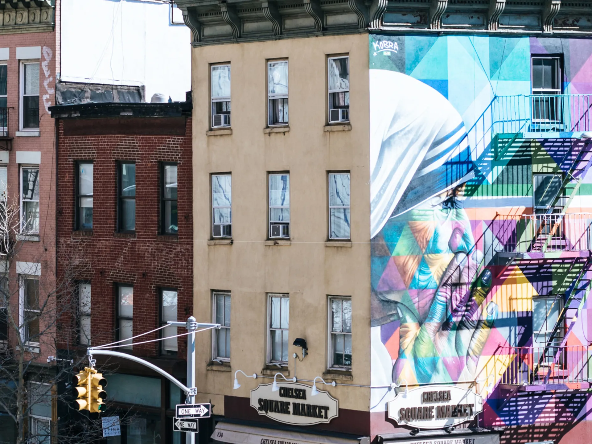 Mural Ghandi y la Madre Teresa en el Meatpacking District - Mercado de Chelsea - Qué ver en Nueva York - Guía de Viajes Nueva York - Buendía Tours