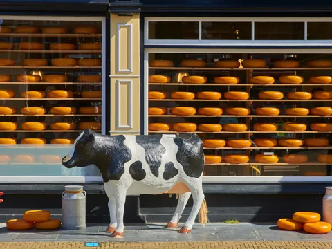 Rodeando el ayuntamiento de Gouda, encontramos la plaza del mercado de queso.