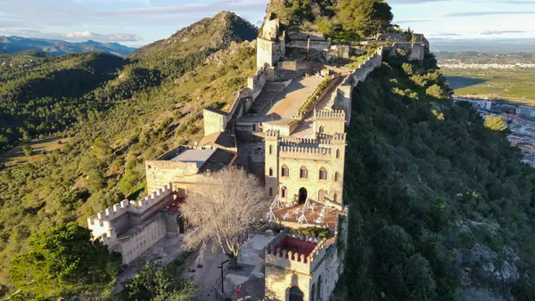 vista Aerea Castillo Xativa