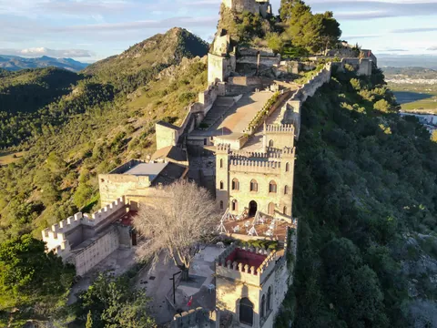 vista Aerea Castillo Xativa
