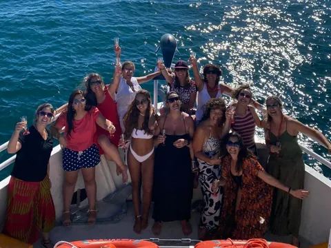 Una foto de grupo para recordar una experiencia única en Arrábida.