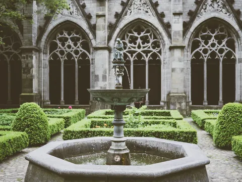 Jardín del Pandhof Utrecht Países Bajos