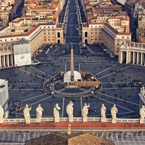 Obelisco de la Plaza de San Pedro del Vaticano, Roma