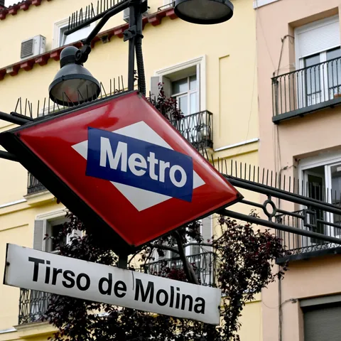 Plaza Tirso de Molina en Madrid