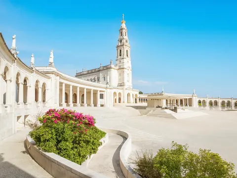 Santuario de Fátima con la Basílica de Nuestra Señora del Rosario, Portugal