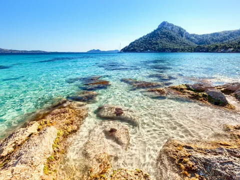 Playa de Formentor en Alcudia, Mallorca