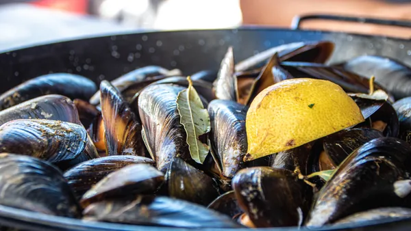 Mejillones al vapor de la ría de Arousa