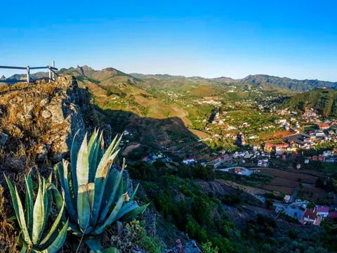 Medianías de Gran Canaria, por donde va la excursión de camino al destino.