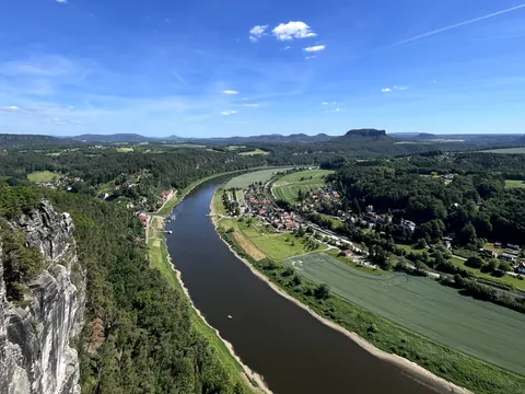 Vistas desde los miradores de Bastei Parque Nacional Suiza Sajona