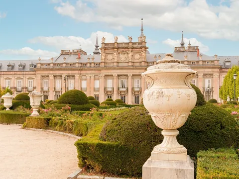 Fachada principal del Palacio de la Granja