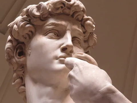 Escultura que verás en la visita guiada a la Galería de la Academia y el tour a pie por Florencia.