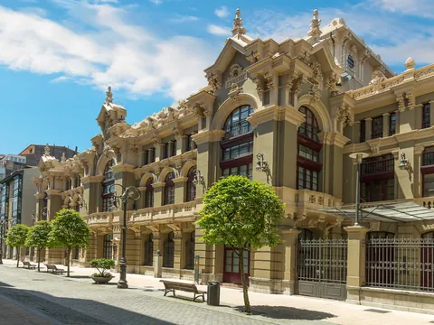 Edificio histórico del casco antiguo de Avilés, Asturias