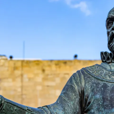 Imagen de la escultura de Jean de Valette