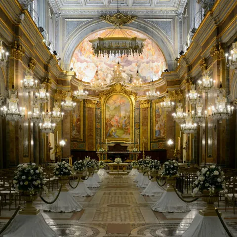 Interior de la Basílica de San Giovanni e Paolo de Venecia
