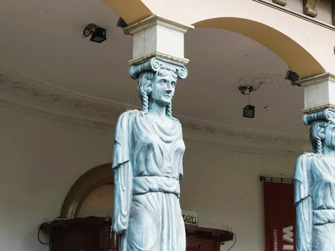 Estatuas Winkel van Sinkel Utrecht Países Bajos