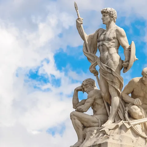 Estatua de Víctor Emanuel en Roma