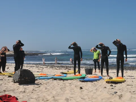 clase Surf Fuerteventura Caleta Fuste Canarias