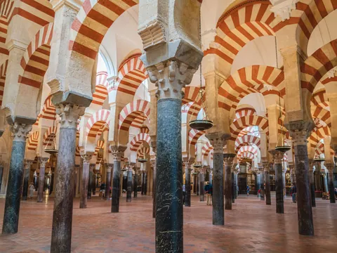 Interior de la Mezquita-Catedral de Córdoba, Andalucía