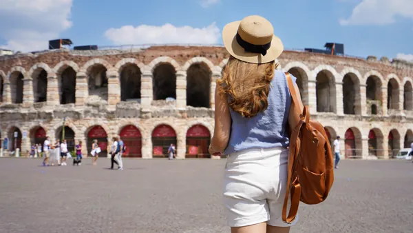 El anfiteatro de la Arena es uno de los monumentos más importantes de Verona.