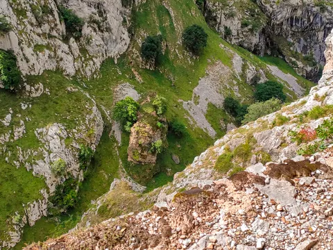 Barranco en la Ruta del Cares