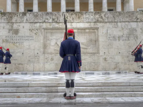 Monumento al Soldado Desconocido en Atenas