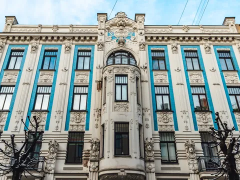 Tour a pie por el art nouveau de Riga