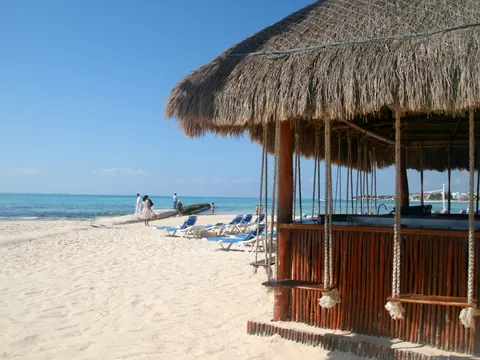 Playa isla Mujeres excursión catamarán