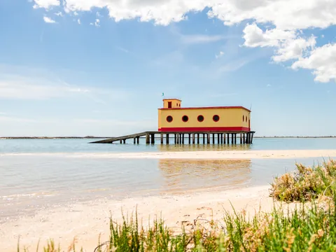 paseo en barco isla Deserta isla Farol visita guiada isla Culatra Faro Olhao Ria Formosa Algarve