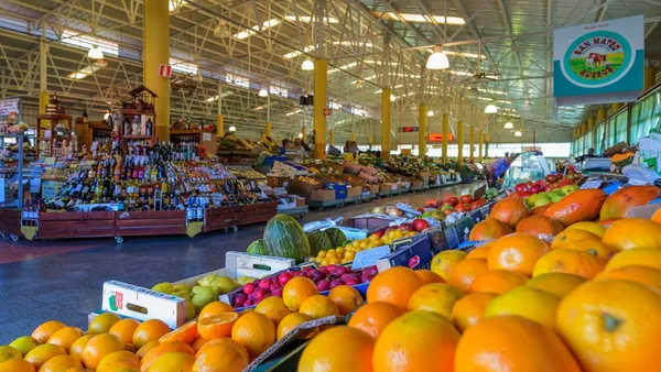 Mercado interior de San Mateo, la segunda parada de esta excursión.