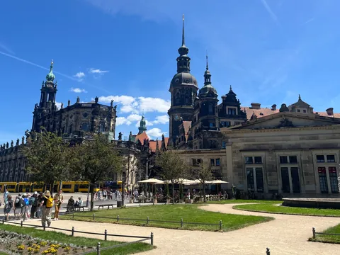 Catedral de la Trinidad y castillo de Dresde Alemania