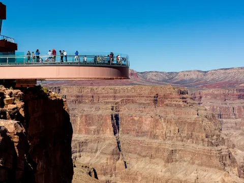 excursión Ladera Oueste Gran cañón desde las Vegas Sky Walk visita guiada español Nevada Colorado