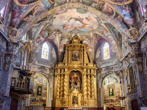 Iglesia de San Nicolás de Valencia, famosa por sus frescos barrocos conocidos como la “Capilla Sixtina valenciana”.