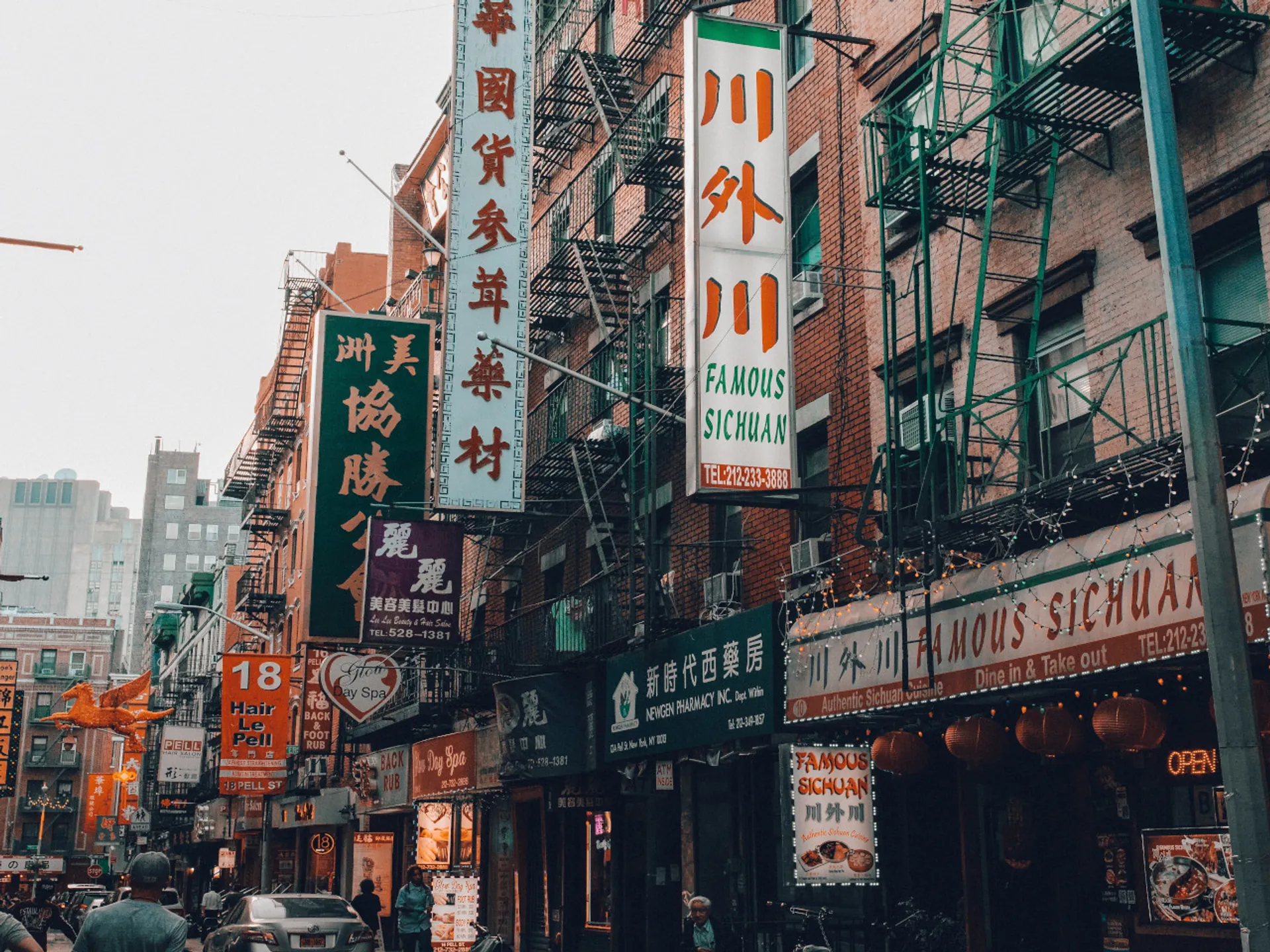 Vista del Barrio de Chinatown - Barrio de Chinatown - Qué ver en Nueva York - Guía de Viajes Nueva York - Buendía Tours