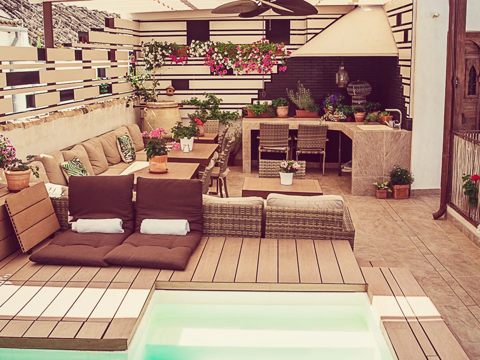 Terraza del Patio del Posadero en Córdoba