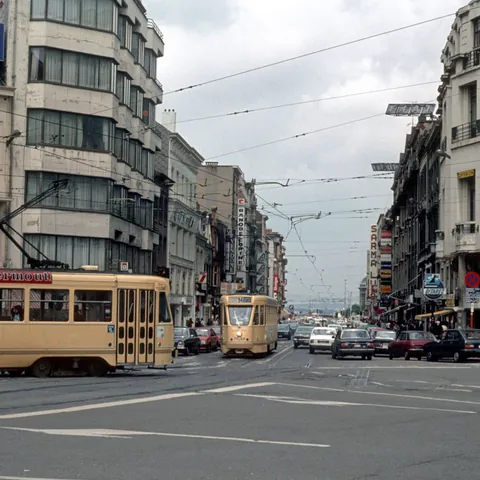 Place Stephanie en la Avenue Louise de Bruselas en 1980