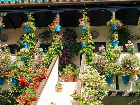 Jardines emblemáticos de Córdoba con cuidadas decoraciones.