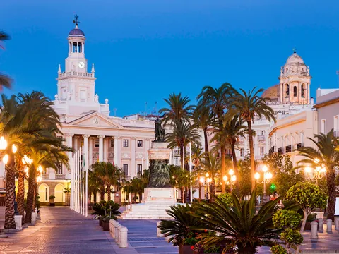 free tour Cádiz nocturno Plaza Sa Juan Dios visita guiada