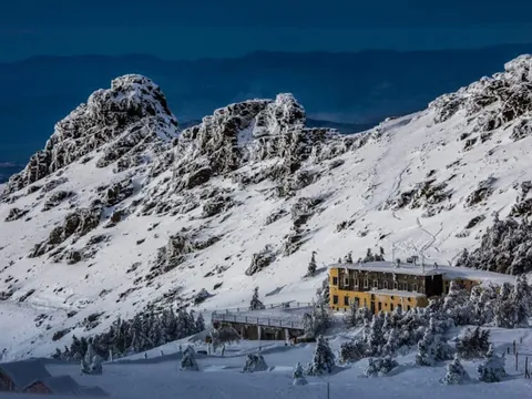 Ruta Raquetas Nieve Sierra Nevada excursión Veleta