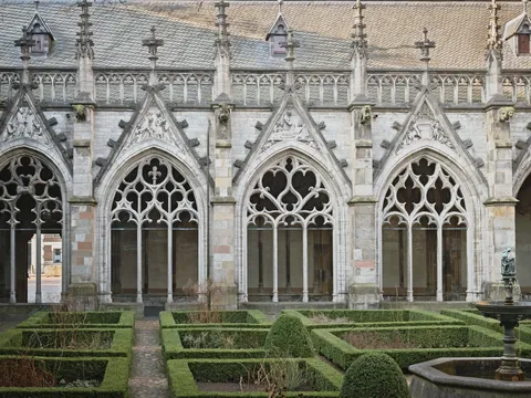 Jardín del Pandhof Utrecht Países Bajos