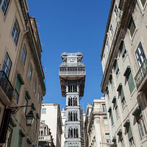 Elevador de Santa Justa, Lisboa, Portugal