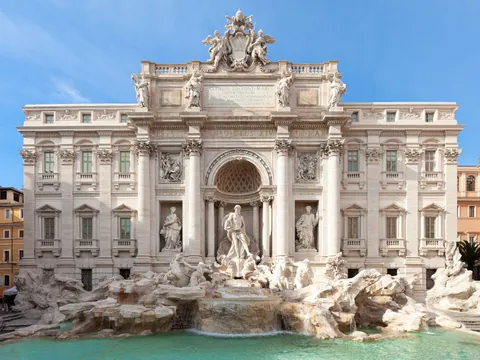 Plano general de la Fontana di Trevi