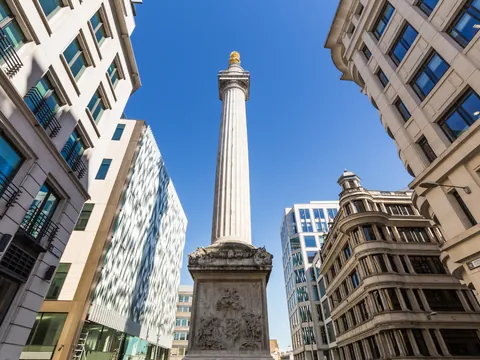 Monumento al gran incendio en Londres