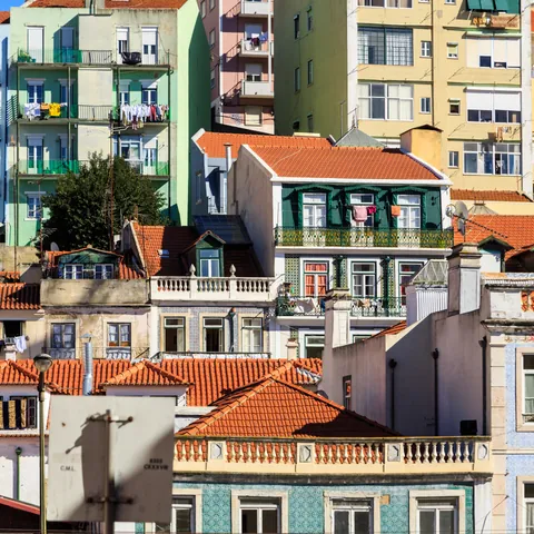 Barrio da Graça en Lisboa, Portugal