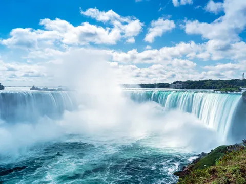 Detalle de las cataratas del Niágara