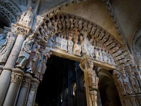 visita guiada Catedral Santiago Compostela entrada Portico Gloria Galicia