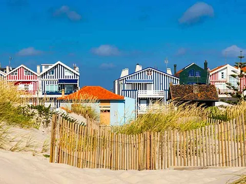 Costa Nova visita guiada Salinas Playas Aveiro paseom Moliceiro